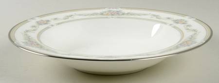 Rose Memento Rim Soup Bowl