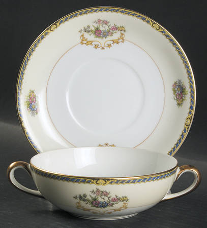 Romance Flat Cream Soup & Saucer Set