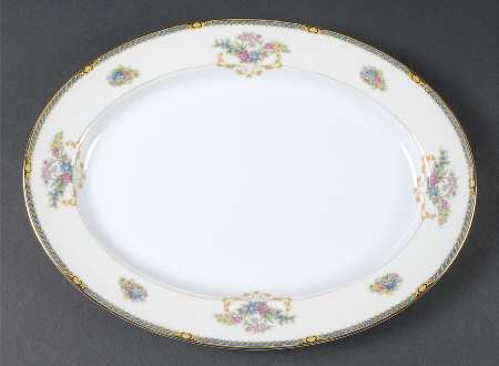 Romance 13" Oval Serving Platter