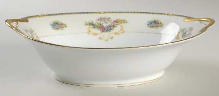 Romance 10" Oval Vegetable Bowl