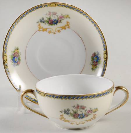 Romance Flat Bouillon Cup & Saucer