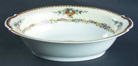Romola 9" Oval Vegetable Bowl