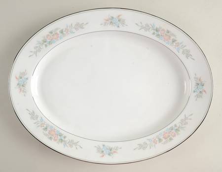 Romance 13" Oval Serving Platter