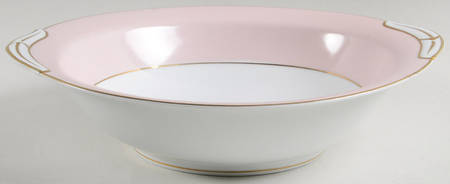 Royal Pink 10" Round Vegetable Bowl