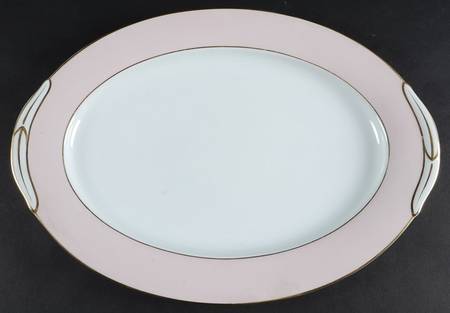 Royal Pink 16" Oval Serving Platter