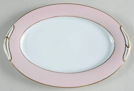 Royal Pink 12" Oval Serving Platter