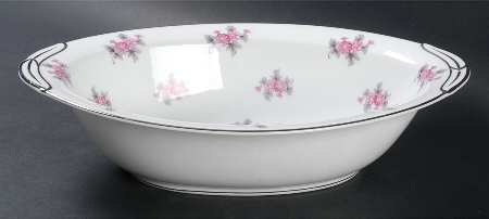 Rose Palace 10" Oval Vegetable Bowl