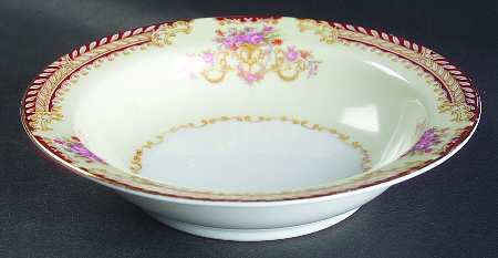 Royal Ruby Rim Fruit/Dessert (Sauce) Bowl