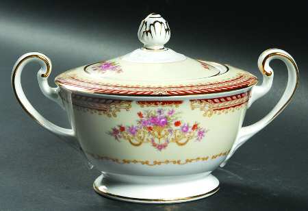 Royal Ruby Sugar Bowl & Lid