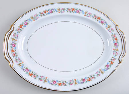 Roselie 16" Oval Serving Platter