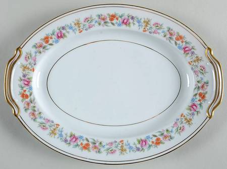 Roselie 11" Oval Serving Platter
