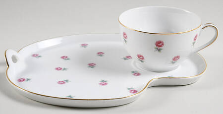 Rosalie Snack Plate & Cup Set