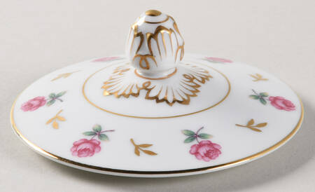 Rosalie Lid for Round Butter with Attached Underplate