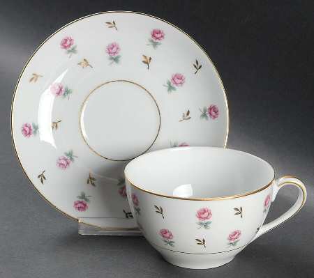 Rosalie Flat Cup & Saucer Set