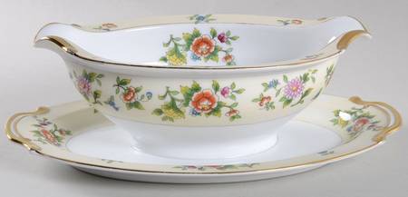 Rosalind Gravy Boat with Attached Underplate