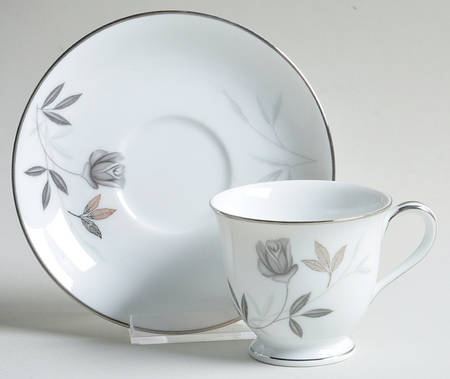 Rosamor Footed Demitasse Cup & Saucer Set