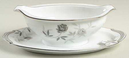 Rosamor Gravy Boat with Attached Underplate