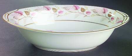 Rosanne 10" Oval Vegetable Bowl