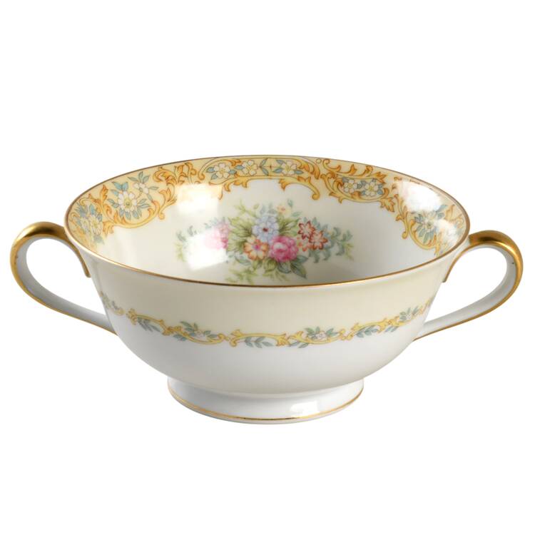Rosanne Footed Cream Soup Bowl