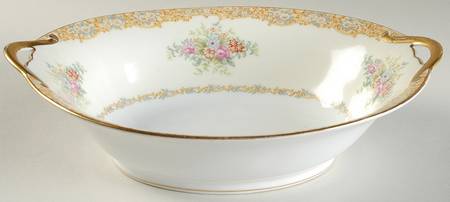 Rosanne 10" Oval Vegetable Bowl