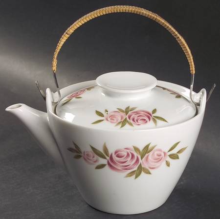 Roseate Teapot & Lid