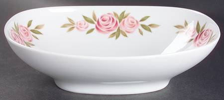 Roseate 10" Oval Vegetable Bowl