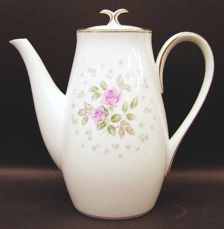 Rosebud Coffee Pot & Lid