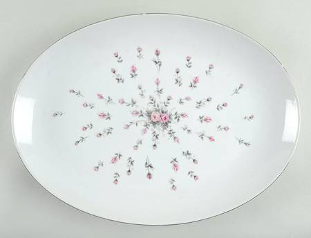 Rosebud 14" Oval Serving Platter