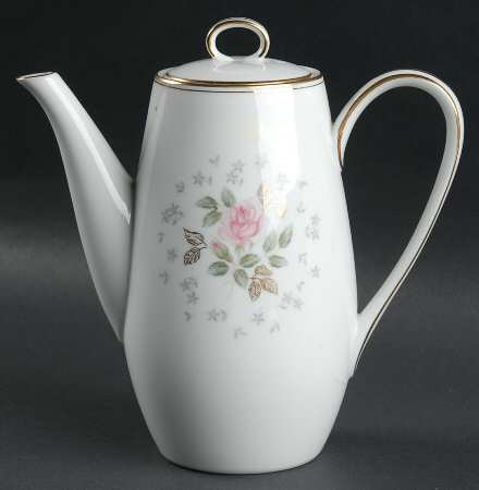 Rosebud Small Coffee Pot & Lid