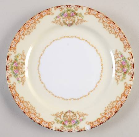 Rosebud Luncheon Plate