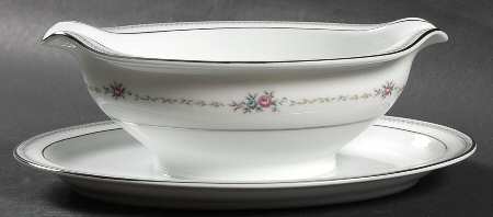 Rosedawn Gravy Boat with Attached Underplate