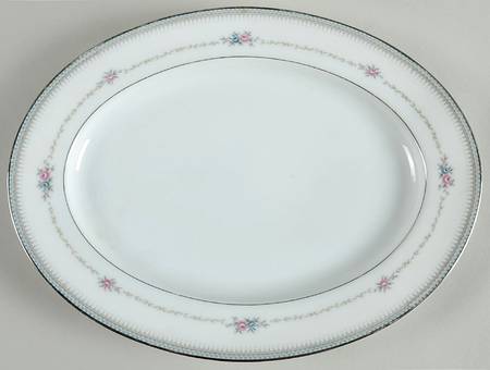 Rosedawn 11" Oval Serving Platter