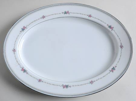 Rosedawn 13" Oval Serving Platter