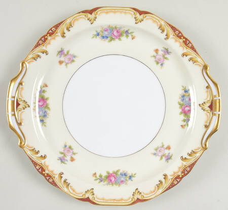 Roseda Handled Cake Plate
