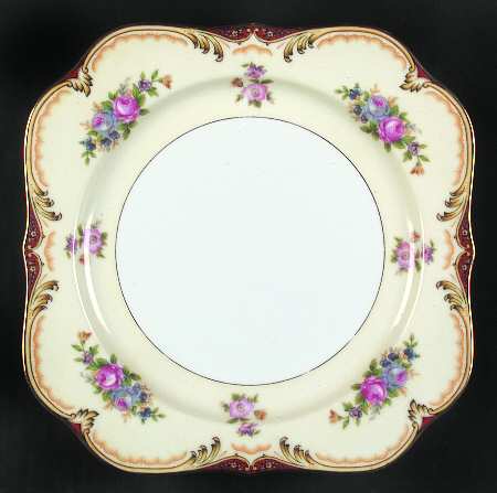 Roseda Square Luncheon Plate