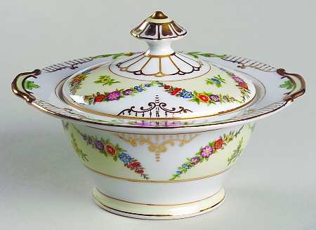 Rosedale Sugar Bowl & Lid