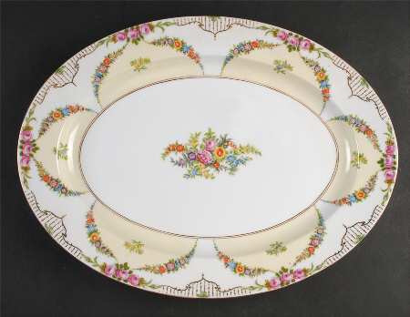 Rosedale 16" Oval Serving Platter