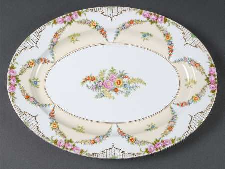 Rosedale 13" Oval Serving Platter