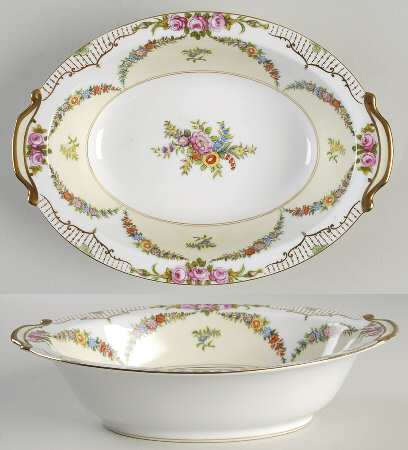 Rosedale 10" Oval Vegetable Bowl