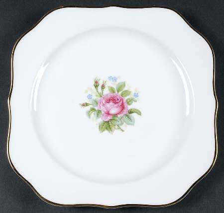 Rosedawn Square Salad Plate