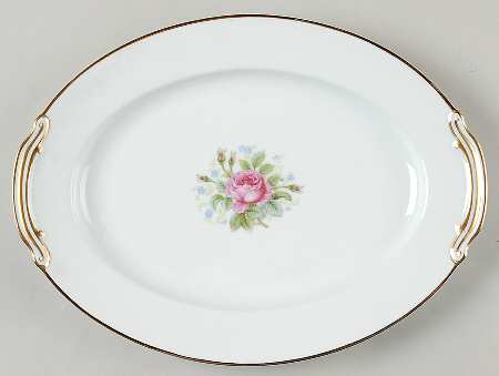 Rosedawn 11" Oval Serving Platter