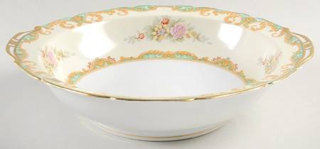 Roseglow 9" Round Vegetable Bowl