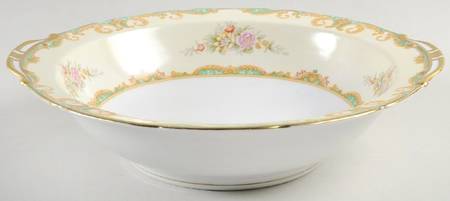 Roseglow 10" Round Vegetable Bowl