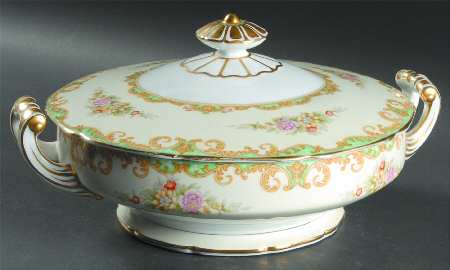 Roseglow Round Covered Vegetable