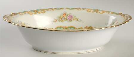 Roseglow 10" Oval Vegetable Bowl