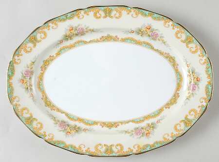 Roseglow 11" Oval Serving Platter
