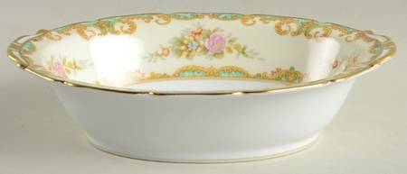 Roseglow 9" Oval Vegetable Bowl