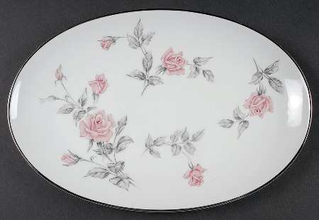 Roseglen 12" Oval Serving Platter