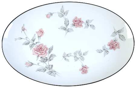 Roseglen 16" Oval Serving Platter