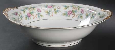 Roselace 10" Round Vegetable Bowl